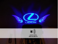 Проектор на бампер с логотипом Lexus